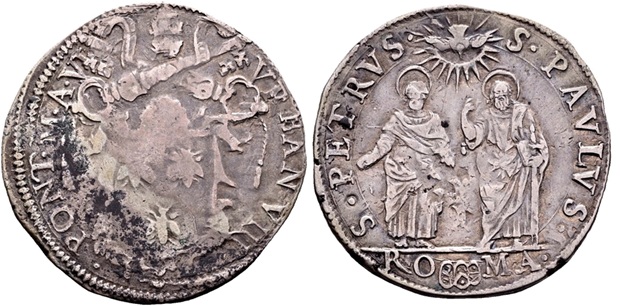 Urban VIII 1627 Testone